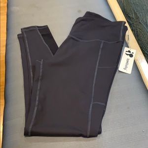 NWT Lamibaby charcoal high waist leggings, large.